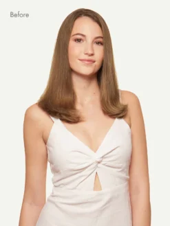 Luxy Hair X Aurora Lovestrand Chestnut Brown Balayage Romance Ready Kit -Hair Extensions Shop Luxy Hair Extensions Chestnut Brown Balayage Before Front 51262643 035b 49d0 8b80 b76ed5f06347