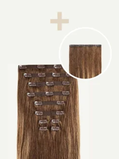 20" Classic Chestnut Brown Balayage Volume Bundle -Hair Extensions Shop Luxy Hair Extensions Chestnut Brown Balayage Classic 220g Volume Bundle