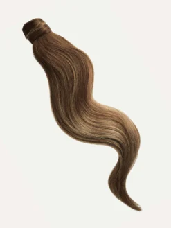 20" Chestnut Brown Balayage Ponytail Extension (120g) -Hair Extensions Shop Luxy Hair Extensions Chestnut Brown Balayage Ponytail Swoopy 8407df07 c5b7 4ab5 a947 92fd392d13cd