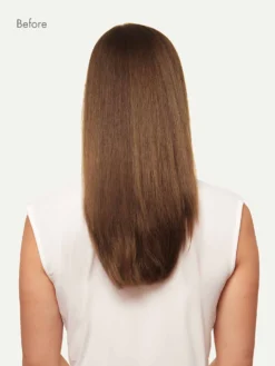 20" Classic Chestnut Brown Clip-Ins (220g) -Hair Extensions Shop Luxy Hair Extensions Chestnut Brown Before Back f557dc87 a505 4e7e 8317 dfeecd0062d5