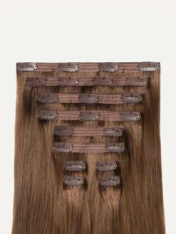 24" Classic Chestnut Brown Clip-Ins (240g) -Hair Extensions Shop Luxy Hair Extensions Chestnut Brown Classic 160g StackedWefts 8c67ed31 9aaf 4f63 9956 3a3688fa81e7