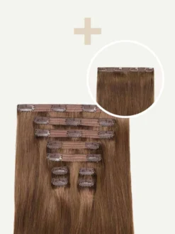 16" Classic Chestnut Brown Volume Bundle Clip-Ins -Hair Extensions Shop Luxy Hair Extensions Chestnut Brown Classic 16Inch 140g Volume Bundle 5916e5b8 6963 4b5e a620 ac1423bfa049