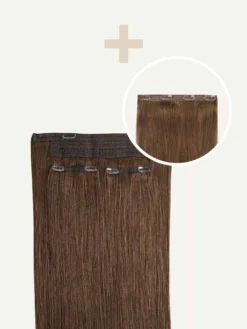 16" Chestnut Brown Halo® Hair Extensions Volume Bundle -Hair Extensions Shop Luxy Hair Extensions Chestnut Brown Halo Volume Bundle