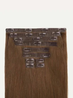 12" Seamless Chestnut Brown Clip-Ins (150g) -Hair Extensions Shop Luxy Hair Extensions Chestnut Brown Seamless 160g StackedWefts 4138fefd 8918 47b4 a947 0a4b6783547b