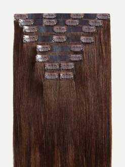 24" Seamless Chocolate Brown Balayage Clip-Ins (240g) -Hair Extensions Shop Luxy Hair Extensions Chocolate Brown Balayage Seamless 160g StackedWefts b732c97e ebd2 4032 83a4 274396fe2cde