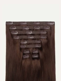 20" Classic Chocolate Brown Volume Bundle Clip-Ins -Hair Extensions Shop Luxy Hair Extensions Chocolate Brown Classic 160g StackedWefts 75a785af 6e9e 46a6 a181 6903bae63530