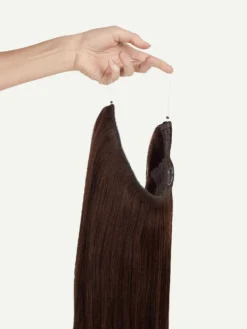 20" Chocolate Brown Halo® Hair Extensions (180g) -Hair Extensions Shop Luxy Hair Extensions Chocolate Brown Halo Hand 04a7c580 9602 4872 9368 5826c4a033ad