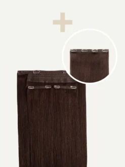 16" Chocolate Brown Halo® Hair Extensions Volume Bundle -Hair Extensions Shop Luxy Hair Extensions Chocolate Brown Halo Volume Bundle