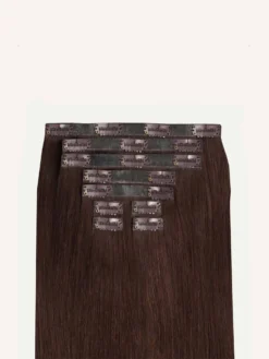 16" Seamless Chocolate Brown Volume Bundle Clip-Ins -Hair Extensions Shop Luxy Hair Extensions Chocolate Brown Seamless 140g StackedWefts 9a6ffcac d715 4a10 afe7 3662fb422d74