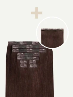16" Seamless Chocolate Brown Volume Bundle Clip-Ins -Hair Extensions Shop Luxy Hair Extensions Chocolate Brown Seamless 16Inch 180 Volume Bundle 329735e5 19e7 44d2 b915 8da970c97bfa