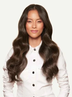 20" Seamless Cool Dark Brown Clip-Ins (180g) 17 20" Seamless Cool Dark Brown Clip-Ins (180g) -Hair Extensions Shop Luxy Hair Extensions Cool Dark Brown After 20 Front 8d856ec9 435a 46f3 ad74 c33d49f969bf
