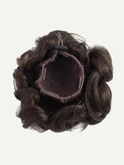 Cool Dark Brown Clip-In Bun -Hair Extensions Shop Luxy Hair Extensions Cool Dark Brown Buns Weft