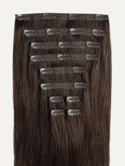 24" Classic Cool Dark Brown Clip-Ins (240g) -Hair Extensions Shop Luxy Hair Extensions Cool Dark Brown Classic 160g StackedWefts 5eddfe01 ecf6 4a6b b8ca 62ab02f47e20