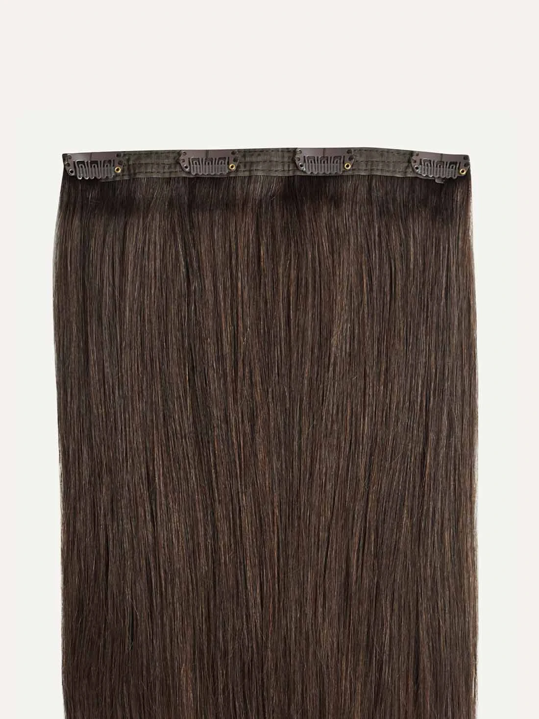 20" Classic Cool Dark Brown Volume Weft 4 20" Classic Cool Dark Brown Volume Weft - Image 4