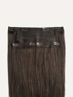 20" Cool Dark Brown Halo® Hair Extensions Volume Bundle -Hair Extensions Shop Luxy Hair Extensions Cool Dark Brown Halo StackedWefts b92f2c35 1e13 4704 8334 0922f53102a2