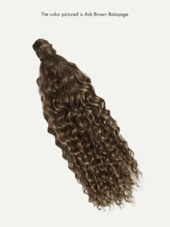 20" Dark Ash Brown Balayage Curly Ponytail Extension (120g) -Hair Extensions Shop Luxy Hair Extensions Curly Ponytail Swoopy Generic Asset 7cedf3e7 981a 457a a2f0 d4e62da13a49