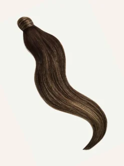 20" Dark Brown Balayage Ponytail Extension (120g) -Hair Extensions Shop Luxy Hair Extensions Dark Brown Balayage Ponytail Swoopy 5620b308 a514 4908 b753 f7f19642b3c4