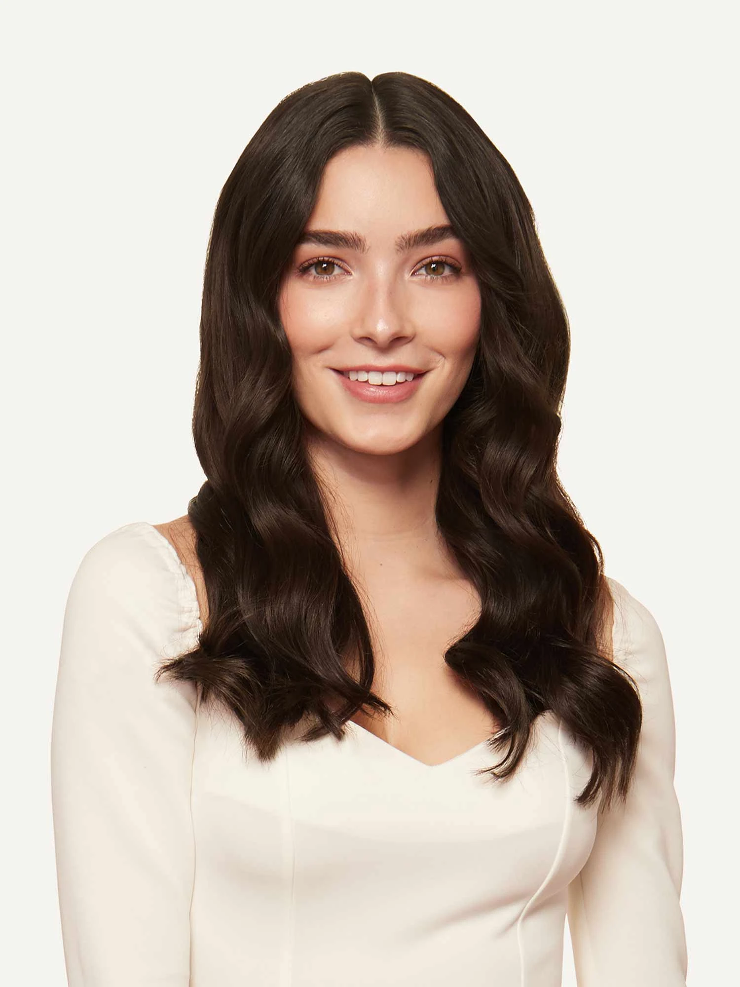 16" Seamless Dark Brown Volume Bundle Clip-Ins 10 16" Seamless Dark Brown Volume Bundle Clip-Ins - Image 10