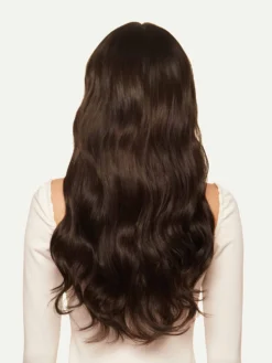 20" Seamless Dark Brown Clip-Ins (180g) 19 20" Seamless Dark Brown Clip-Ins (180g) -Hair Extensions Shop Luxy Hair Extensions Dark Brown 20 After Back ae1855e6 6b62 4fe5 a203 3541a0f2510d