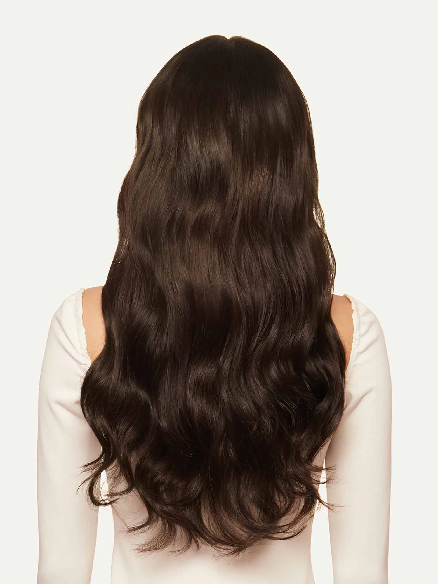 20" Seamless Dark Brown Clip-Ins (180g) 8 20" Seamless Dark Brown Clip-Ins (180g) - Image 8