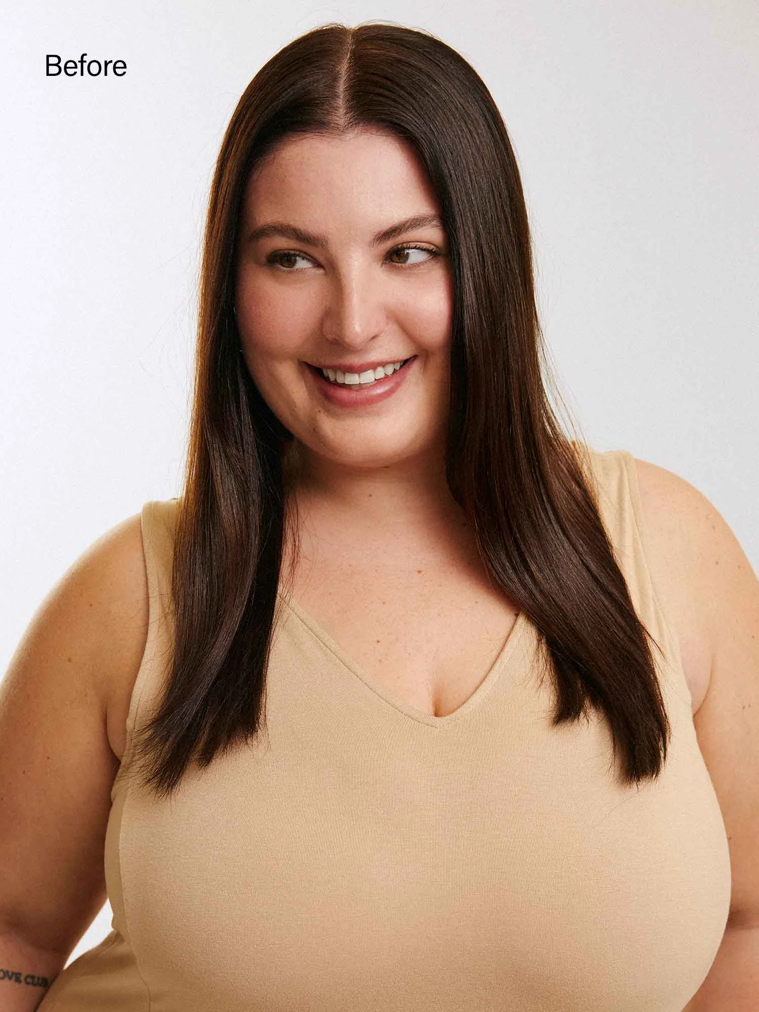 16" Dark Brown Halo® Hair Extensions (140g) 5 16" Dark Brown Halo® Hair Extensions (140g) - Image 5