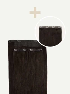 16" Dark Brown Halo® Hair Extensions Volume Bundle -Hair Extensions Shop Luxy Hair Extensions Dark Brown Halo Volume Bundle