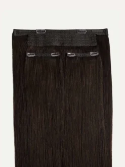 16" Dark Brown Balayage Halo® Hair Extensions Volume Bundle -Hair Extensions Shop Luxy Hair Extensions Dark Brown Halo Weft 8c35dc23 73ae 4760 b4eb be380f018d2c