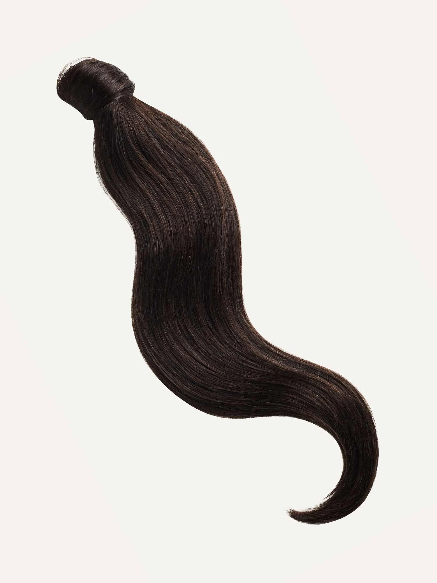 16" Dark Brown Ponytail Extension (100g) 3 16" Dark Brown Ponytail Extension (100g) - Image 3