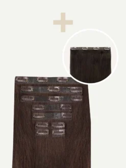 16" Seamless Dark Brown Volume Bundle Clip-Ins 18 16" Seamless Dark Brown Volume Bundle Clip-Ins -Hair Extensions Shop Luxy Hair Extensions Dark Brown Seamless 16Inch 180 Volume Bundle 164d95e5 9aca 4718 b2fd cd8d992060bd