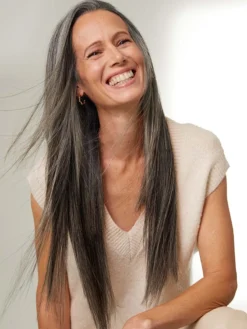 20" Seamless Dark Gray Volume Bundle Clip-Ins -Hair Extensions Shop Luxy Hair Extensions Dark Grey 20 After Front 3 e086c99b e2a3 4c35 ad2a cca8211e5fea