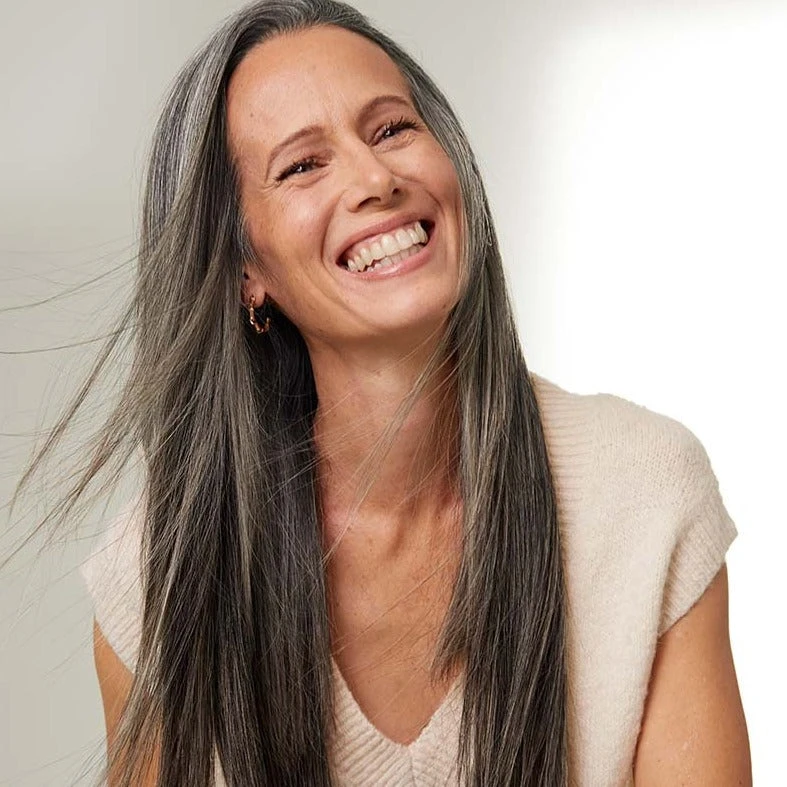 20" Dark Gray Halo® Hair Extensions Volume Bundle 2 20" Dark Gray Halo® Hair Extensions Volume Bundle - Image 2