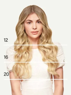 16" Dirty Blonde Highlights Halo® Hair Extensions (140g) -Hair Extensions Shop Luxy Hair Extensions Dirty Blonde Highlights 12 Inch Halo Length Chart 2023 4d4366ec 5d52 4305 a1b8 f26edf43ebd4