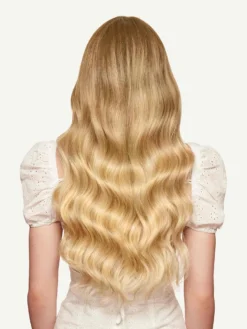 20" Classic Dirty Blonde Highlights Clip-Ins (220g) -Hair Extensions Shop Luxy Hair Extensions Dirty Blonde Highlights 20 After Back b7345836 d919 4600 87b9 8d52c797c530