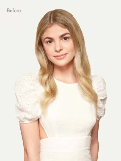 20" Seamless Dirty Blonde Highlights Volume Bundle Clip-Ins -Hair Extensions Shop Luxy Hair Extensions Dirty Blonde Highlights Before Front d4f25f65 786a 4b14 a990 1a3d62e2f01e