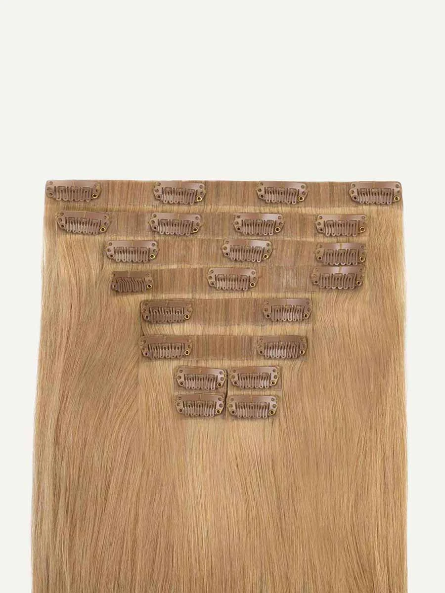 20" Seamless Blonde Balayage Clip-Ins (180g) 9 20" Seamless Blonde Balayage Clip-Ins (180g) - Image 9