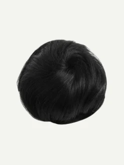 Jet Black Clip-In Bun -Hair Extensions Shop Luxy Hair Extensions Jet Black Bun