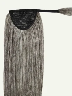 16" Light Gray Ponytail Extension (100g) -Hair Extensions Shop Luxy Hair Extensions Light Grey Ponytail Weft 25f2dd47 bfd1 46d8 adde 67c0f8fed8ea
