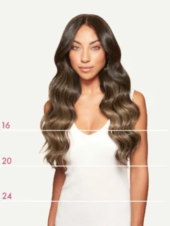 24" Classic Mocha Bronde Balayage Clip-Ins (240g) -Hair Extensions Shop Luxy Hair Extensions Mocha Bronde Balayage 20 Front 6ebb1981 ba80 497d 9425 2bfd16d3eec9