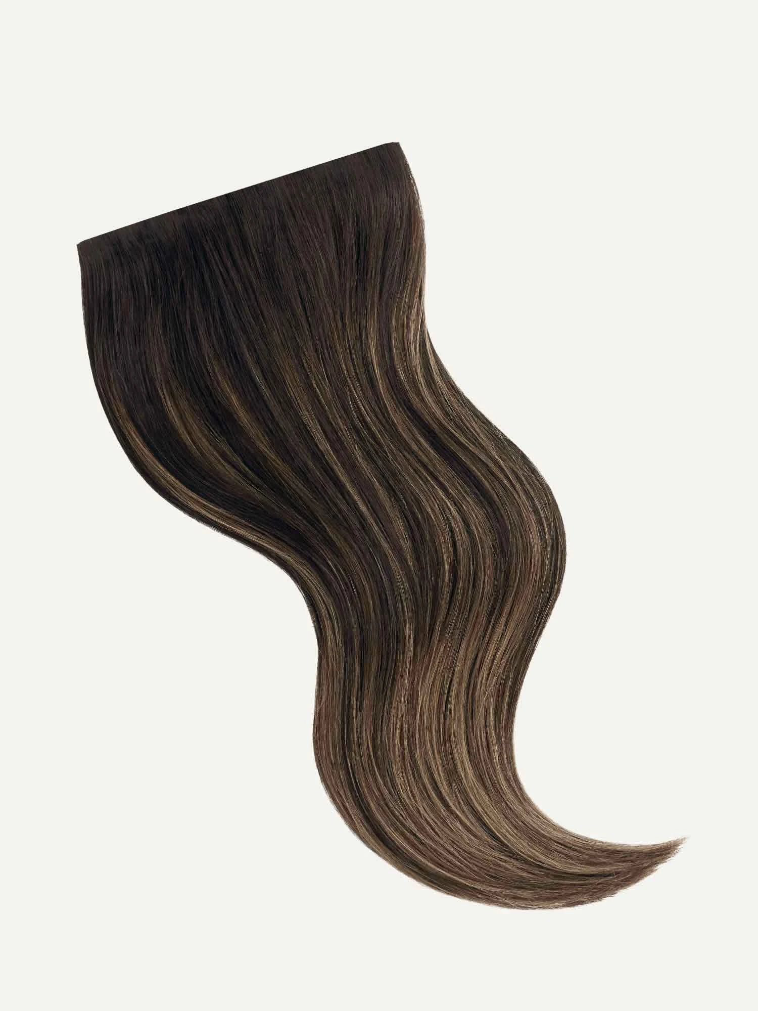 16" Mocha Bronde Balayage Halo® Hair Extensions (140g) 6 16" Mocha Bronde Balayage Halo® Hair Extensions (140g) - Image 6