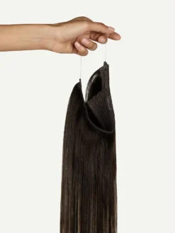 16" Mocha Bronde Balayage Halo® Hair Extensions (140g) 13 16" Mocha Bronde Balayage Halo® Hair Extensions (140g) -Hair Extensions Shop Luxy Hair Extensions Mocha Bronde Balayage Halo Hand