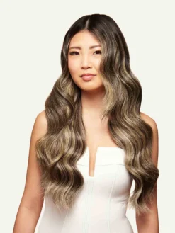 Luxy Hair X Aurora Lovestrand Mocha Brown Highlights Romance Ready Kit -Hair Extensions Shop Luxy Hair Extensions Mocha Brown Highlights 20 After Front2 08e8e4db 21bd 4fd3 b788 10b4b56fe11b