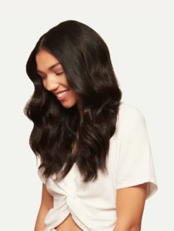 16" Mocha Brown Halo® Hair Extensions Volume Bundle -Hair Extensions Shop Luxy Hair Extensions Mocha Brown After 16 Side 238a7810 1380 43af b4ab 827aac521a47