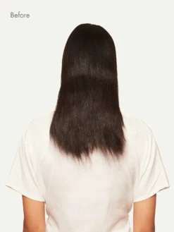 16" Mocha Brown Halo® Hair Extensions Volume Bundle -Hair Extensions Shop Luxy Hair Extensions Mocha Brown Before Back 3b297e8b 80e1 4e00 b54a d4261033de11