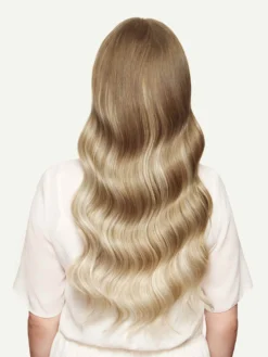 20" Seamless Natural Blonde Balayage Volume Bundle Clip-Ins -Hair Extensions Shop Luxy Hair Extensions Natural Blonde Balayage 20 After Back 90e34b25 7ce3 434a a23c 05d02b8cf233