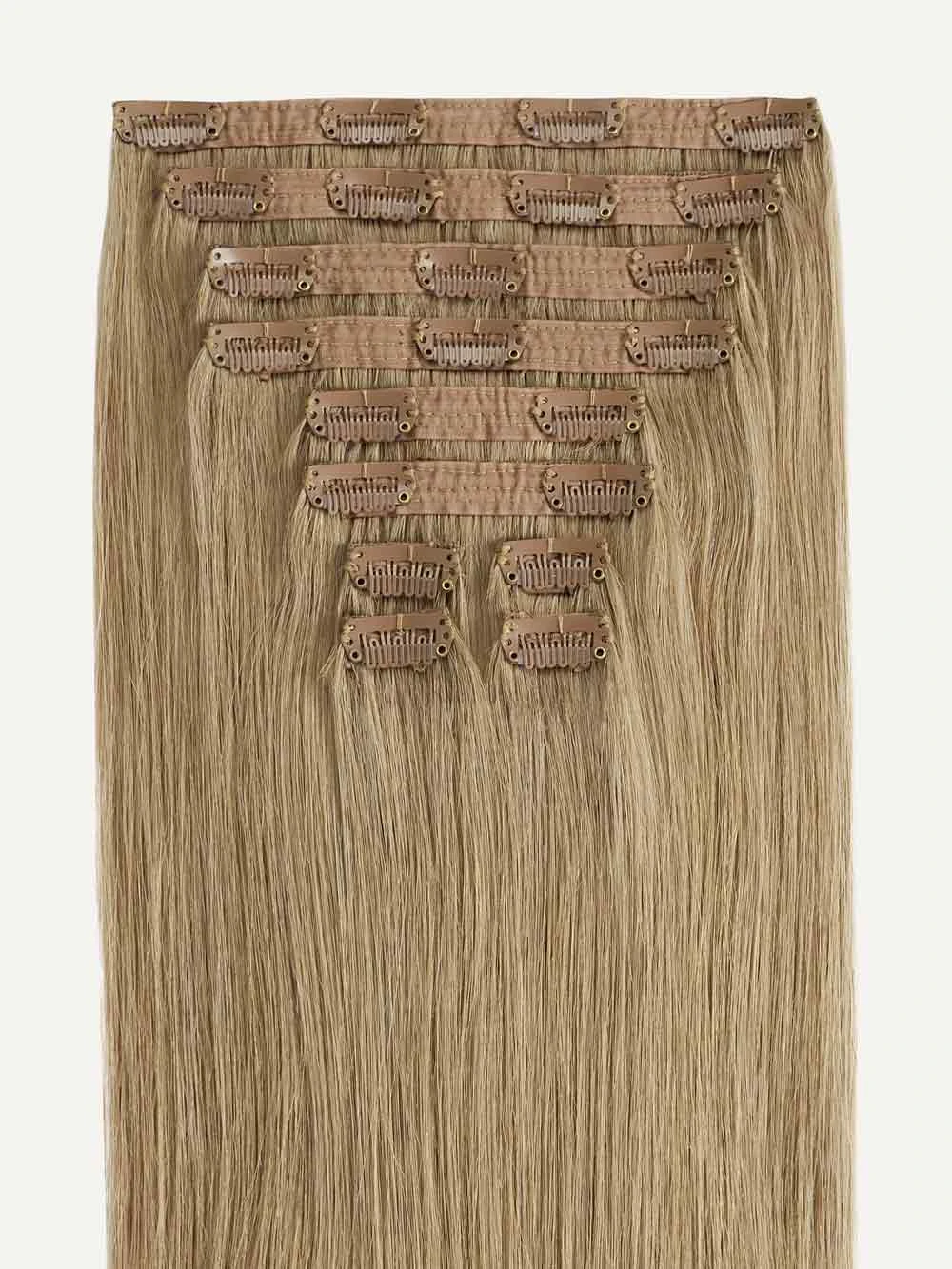 20" Classic Natural Blonde Balayage Clip-Ins (160g) 9 20" Classic Natural Blonde Balayage Clip-Ins (160g) - Image 9
