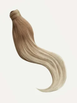16" Natural Blonde Balayage Ponytail Extension (100g) 10 16" Natural Blonde Balayage Ponytail Extension (100g) -Hair Extensions Shop Luxy Hair Extensions Natural Blonde Ponytail Swoopy