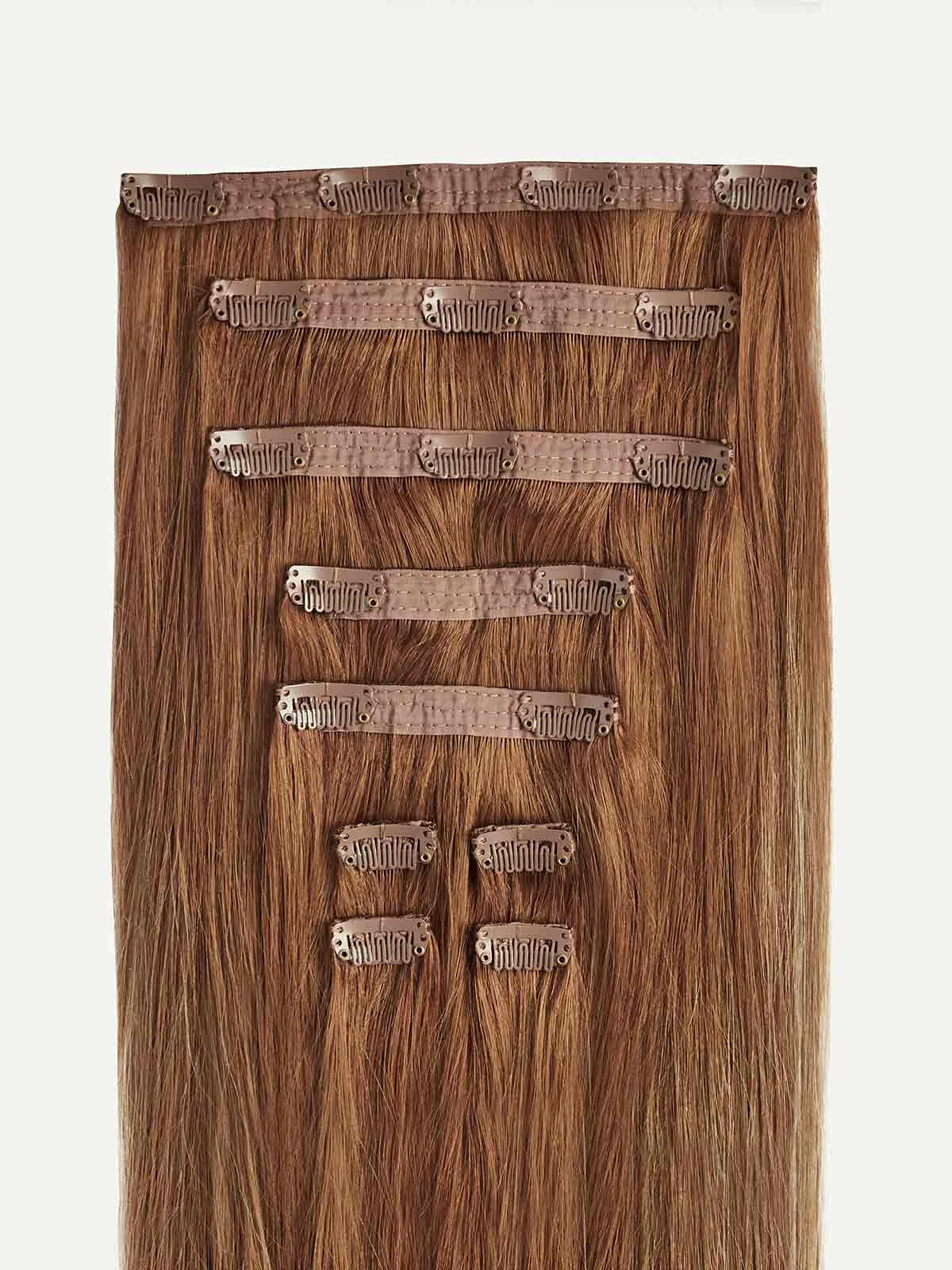 20" Classic Natural Red Balayage Clip-Ins (160g) 9 20" Classic Natural Red Balayage Clip-Ins (160g) - Image 9