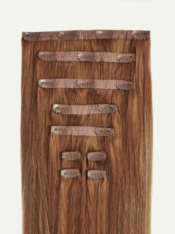 16" Classic Natural Red Balayage Clip-Ins (160g) -Hair Extensions Shop Luxy Hair Extensions Natural Red Balayage Classic 140g StackedWefts f770790b 3a11 42c3 9b80 c7499ff5a4f3