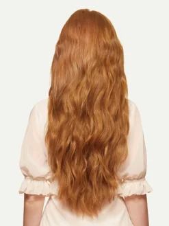 20" Natural Red Halo® Hair Extensions (180g) -Hair Extensions Shop Luxy Hair Extensions Natural Red 20 After Back