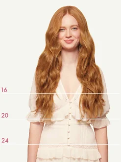 24" Classic Natural Red Clip-Ins (240g) -Hair Extensions Shop Luxy Hair Extensions Natural Red 20 Front cc20c2ea b111 41e4 af29 8e11a40299c9